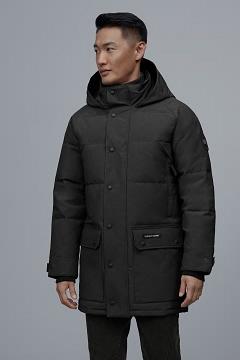 Chamarras Canada Goose Hombre Mexico - Emory Abrigos Black Label Negros HE6750219